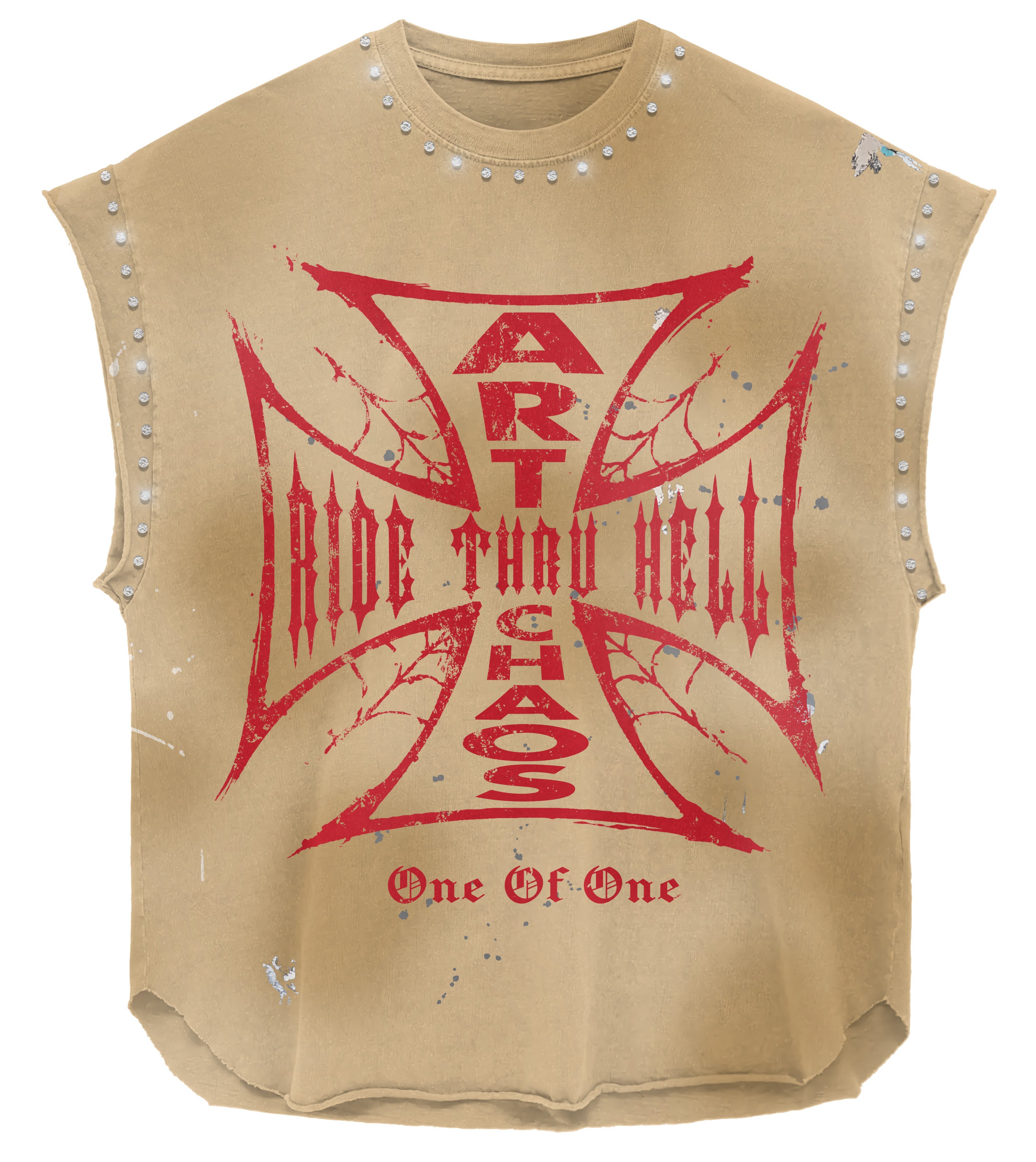 Art Meets Chaos Tee - Sand