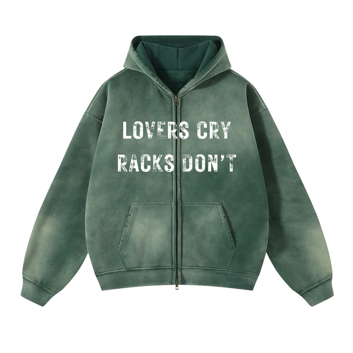 Racks Don’t Cry Hoodie - Green