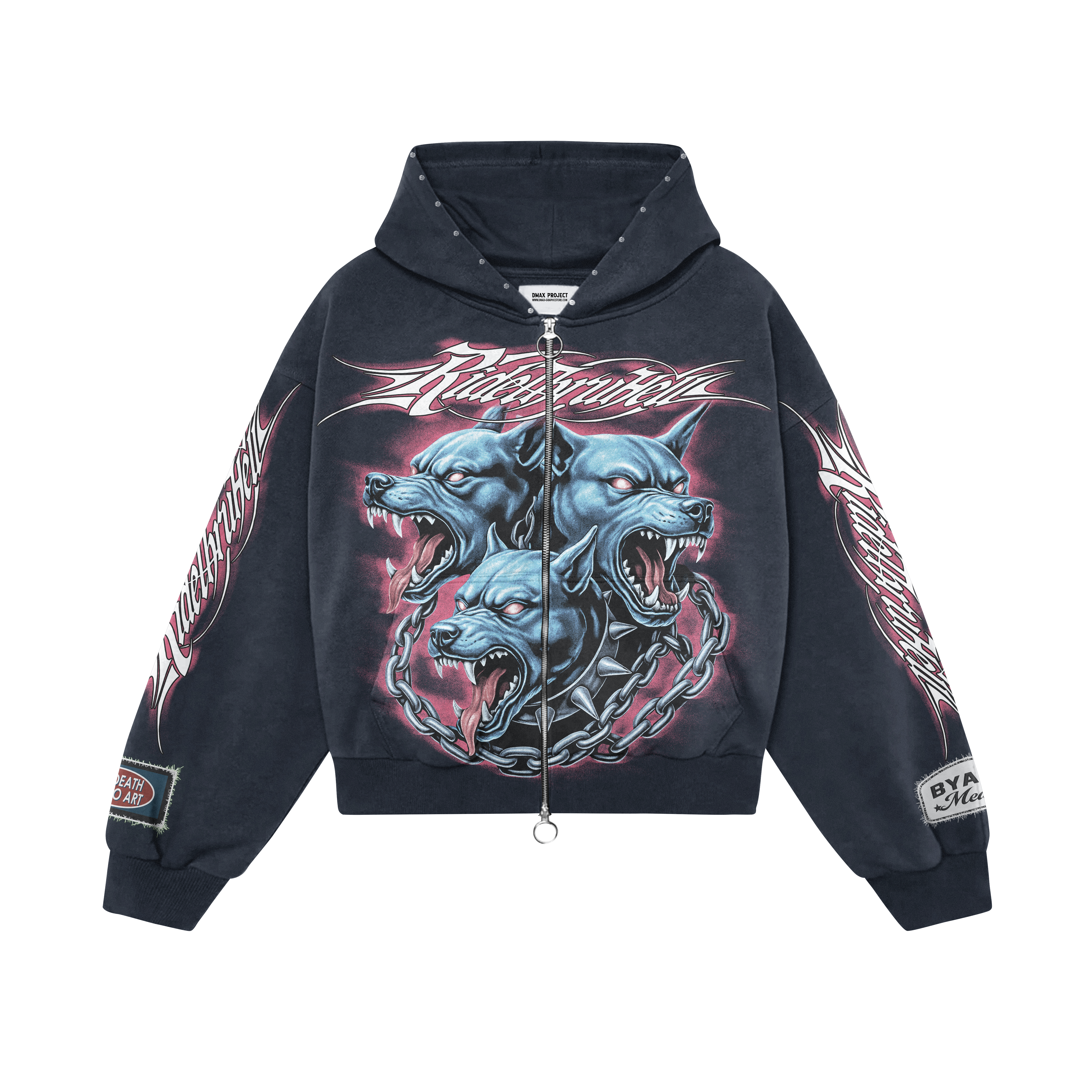 For The Brave Hoodie - Black