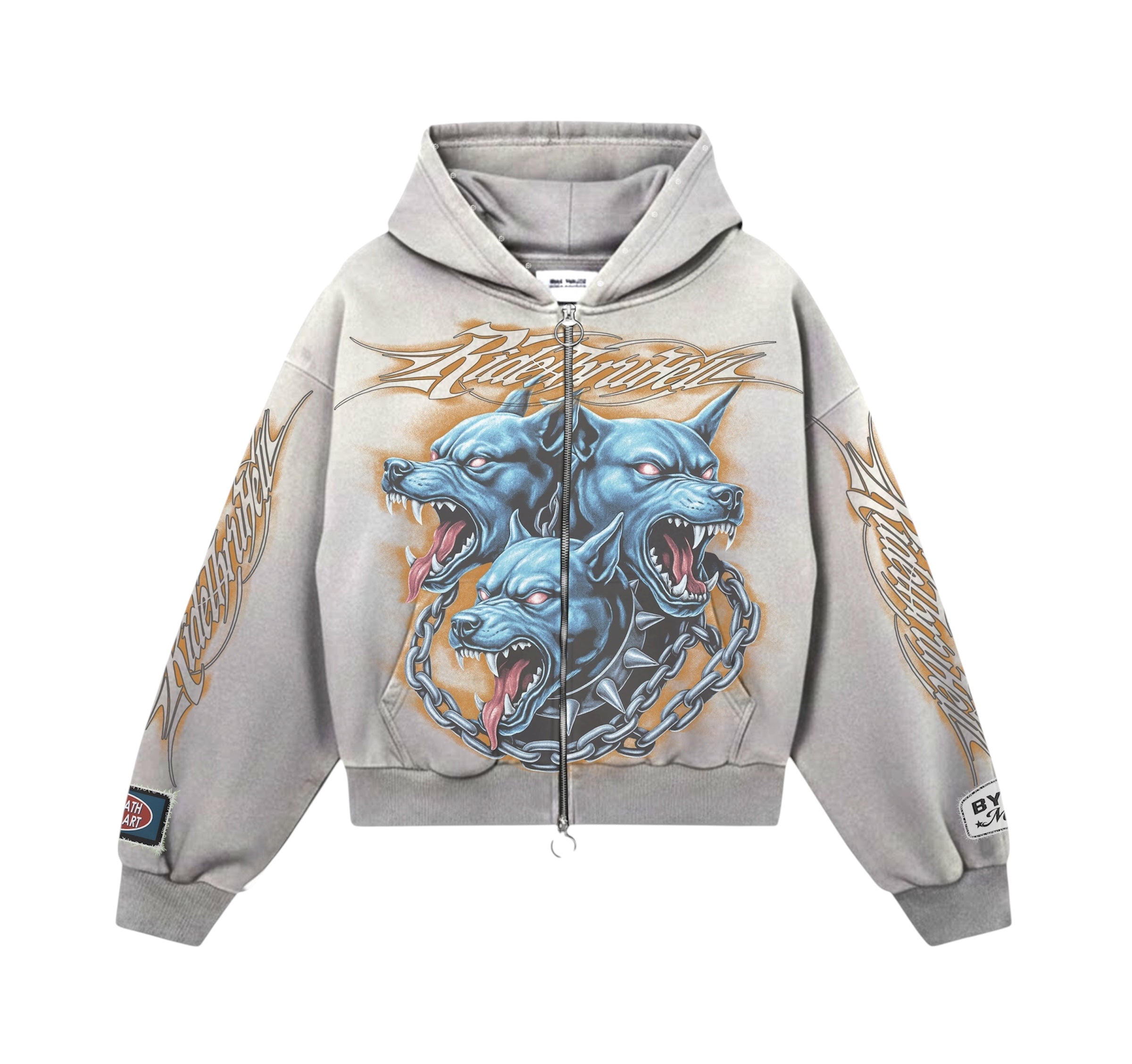 For The Brave Hoodie - Grey